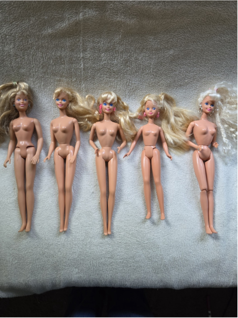 Vintage 90s Barbie Doll Lot of 5 Mattel Superstar Skipper Hasbro Sindy 1991 1992